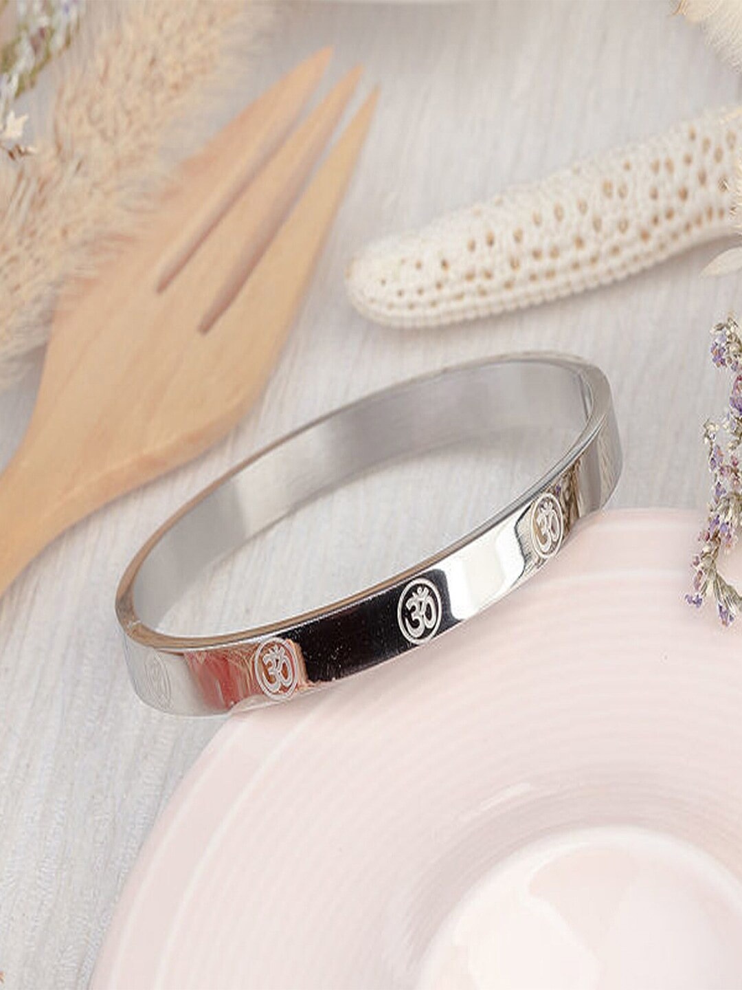 

FIMBUL Unisex Bangle-Style Bracelet, Silver