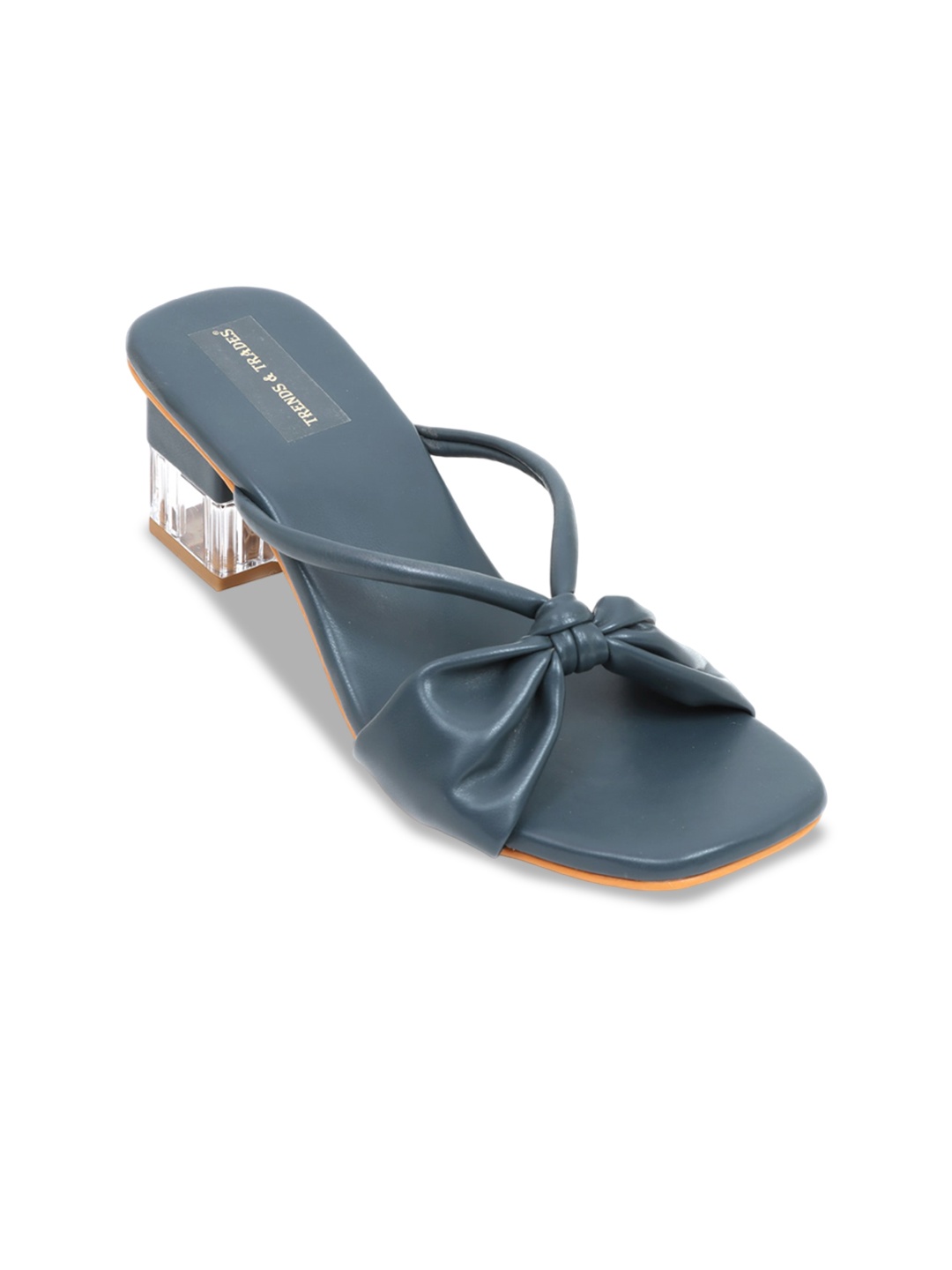 

TRENDS & TRADES Textured Block Heels, Grey