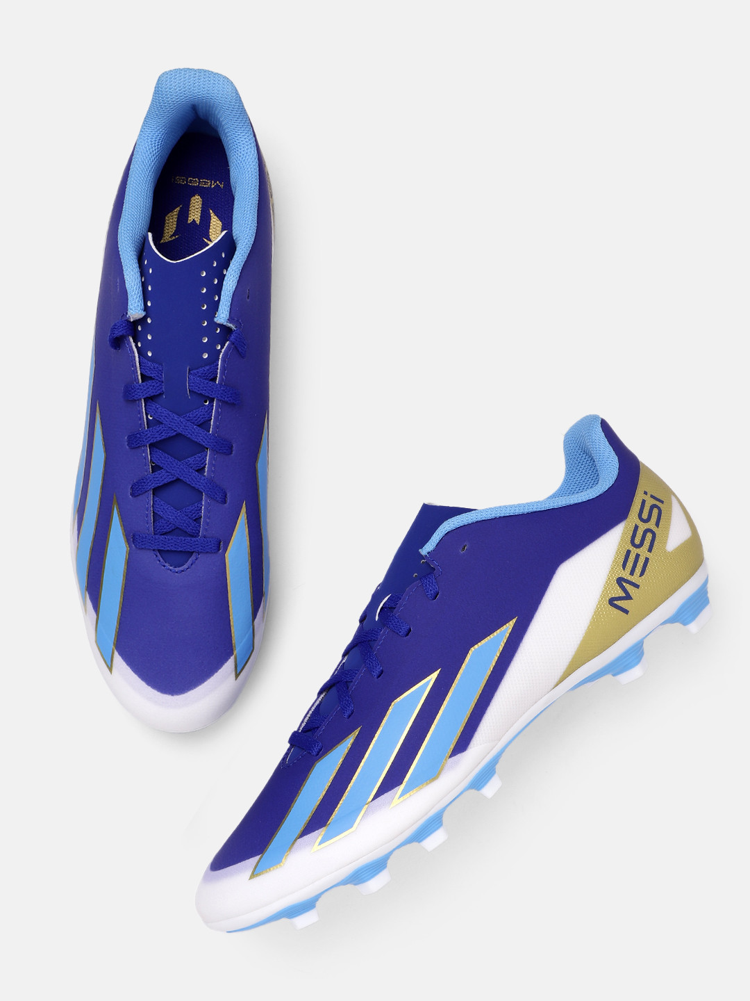 

ADIDAS Unisex X Crazyfast Messi Club Flexible Ground Football Shoes, Blue