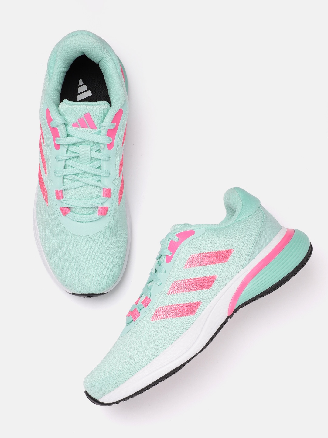 

ADIDAS Women Woven Design Ford-Up Running Shoes, Turquoise blue