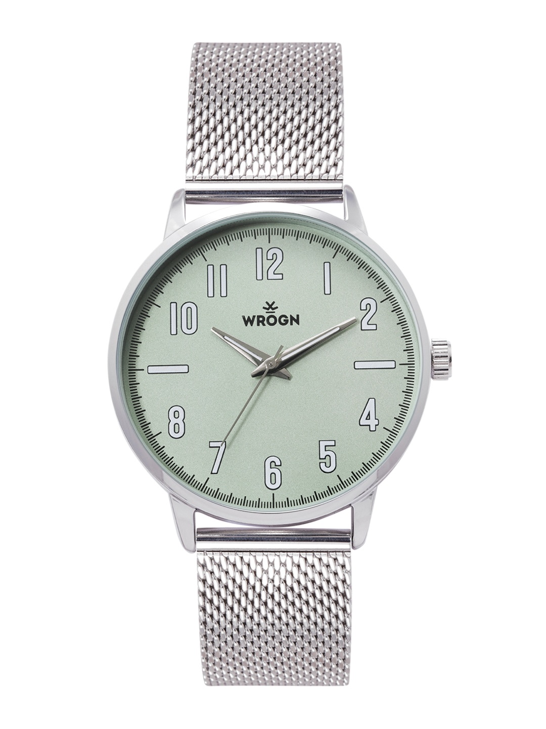 

WROGN Men Dial & Stainless Steel Bracelet Style Straps Analogue Watch MFB-PN-DK2599, Green