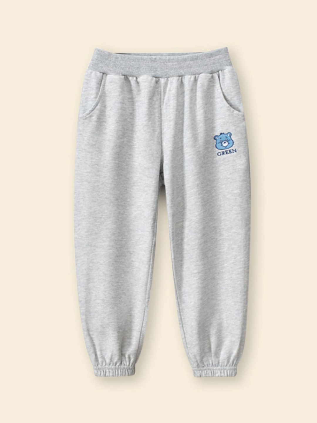 

INCLUD Girls Mid Rise Elasticated Joggers, Grey
