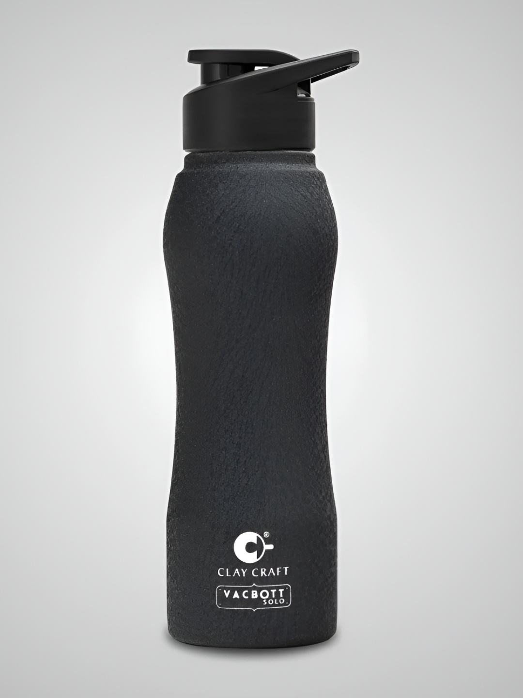 

Clay Craft Vacbott Neo 1000Ml Single-Wall Stainless Steel BIS Approved Water Bottle, Black