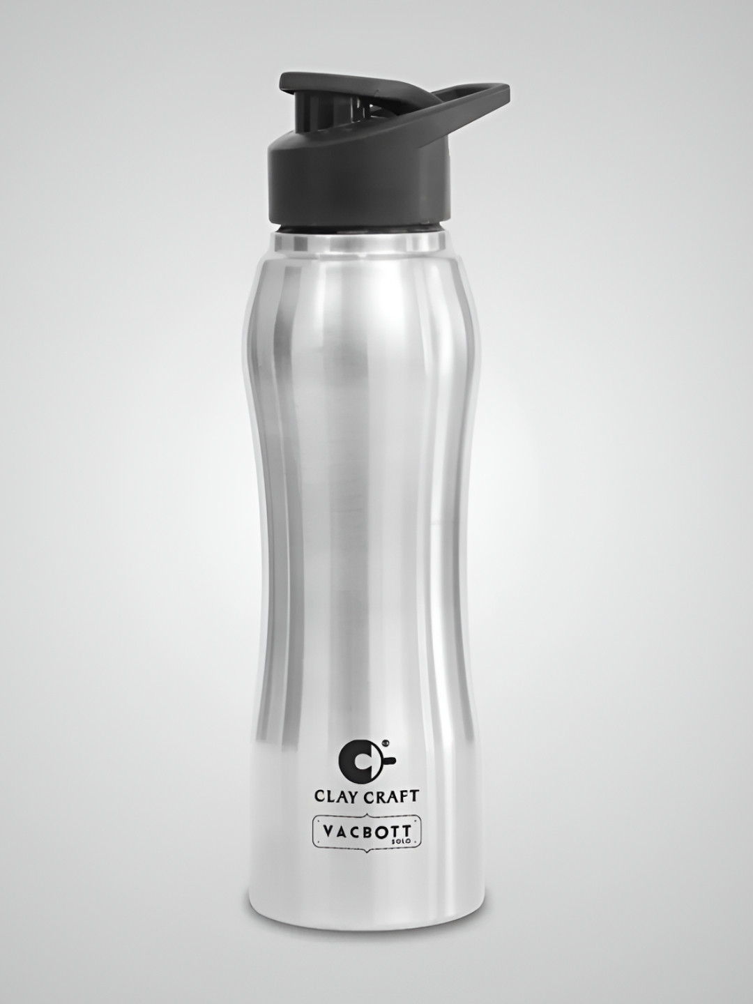 

Clay Craft Vacbott Neo 1000Ml Single-Wall Stainless Steel BIS Approved Water Bottle, Silver