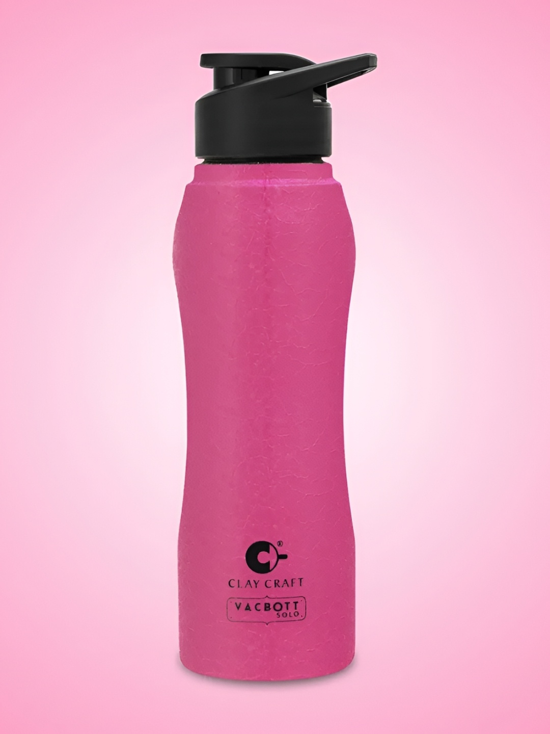 

Clay Craft Vacbott Neo 1000Ml Single-Wall Stainless Steel BIS Approved Water Bottle, Pink