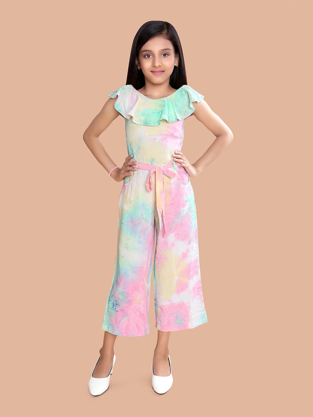 

Tiny Girl Colourblocked Basic Jumpsuit, Green