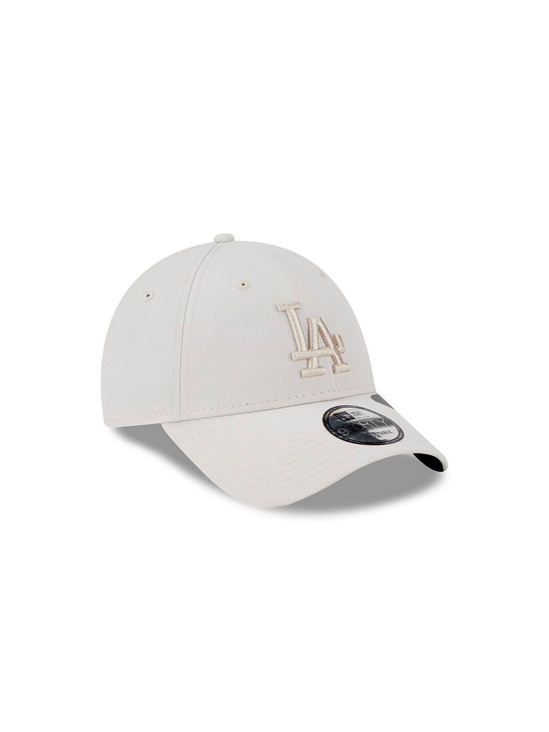 

New Era Unisex LA Dodgers Repreve Outline Stone 9FORTY Adjustable Cap, Cream