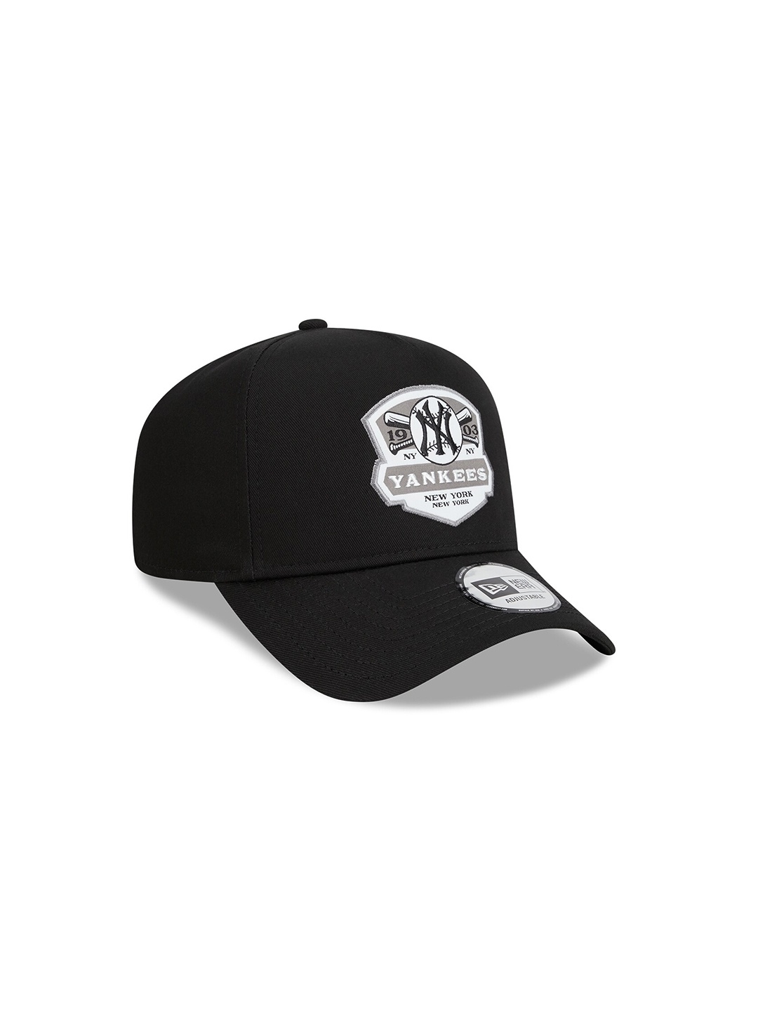 

New Era Unisex Printed Pure Cotton Baseball Cap, Black
