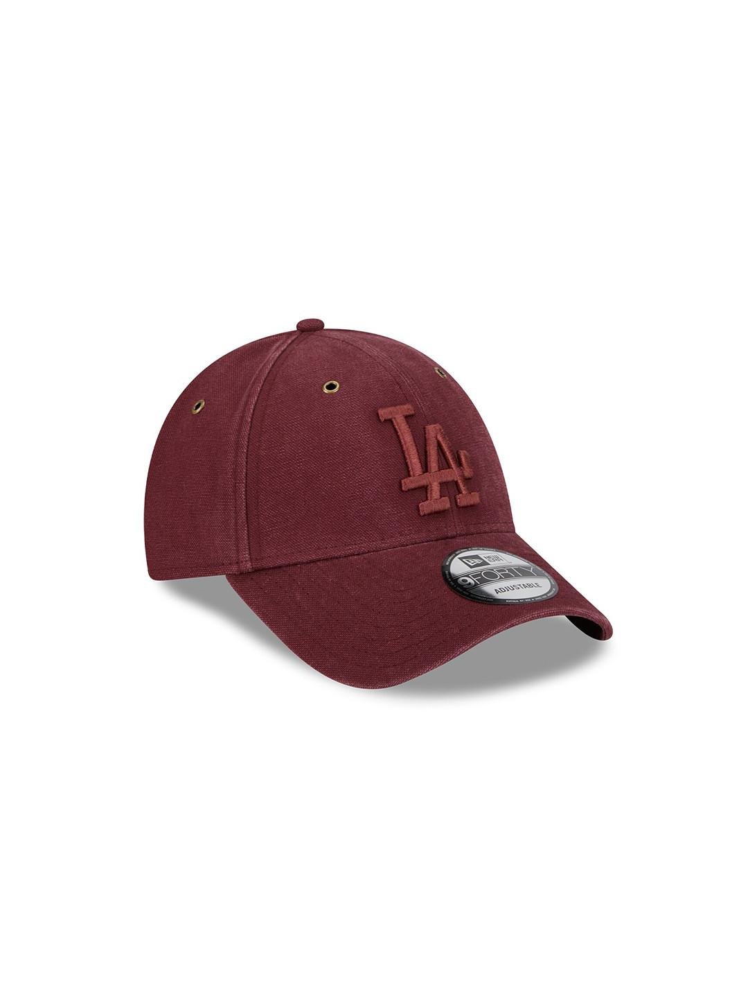 

New Era LA Dodgers Washed Canvas Maroon 9FORTY Adjustable Cap, Purple