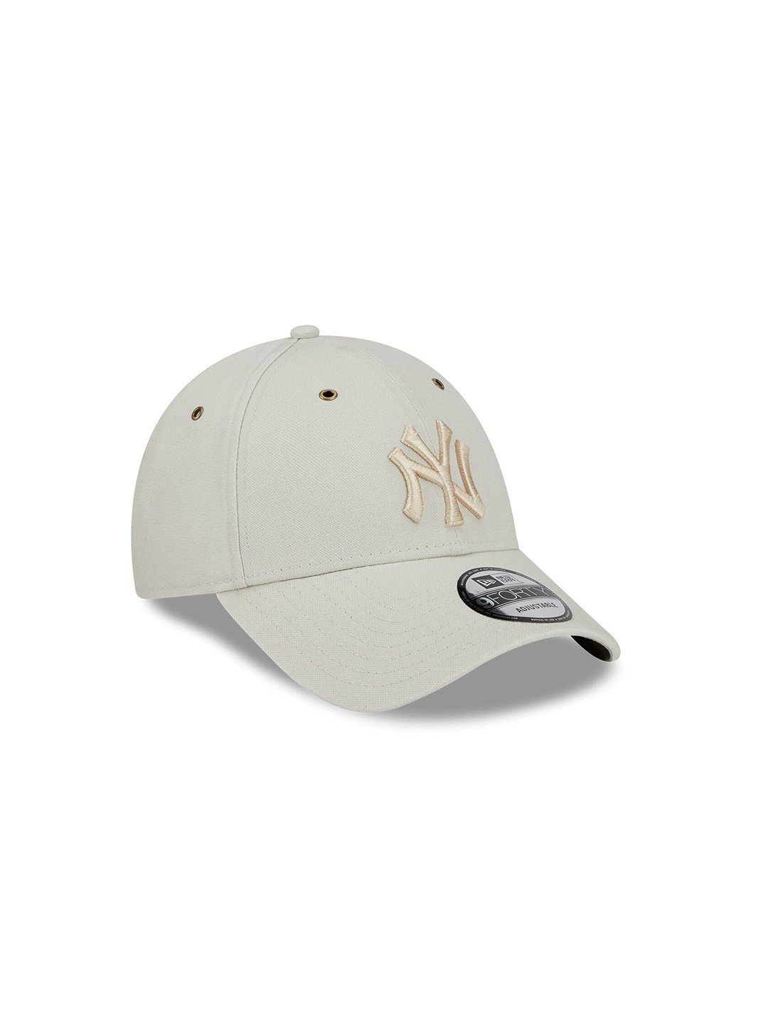 

New Era New York Yankees Washed Canvas Stone 9FORTY Adjustable Cap, Cream