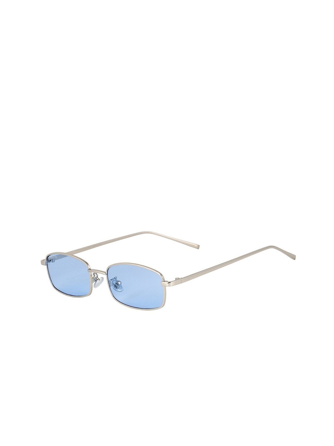 

The Tinted Story Unisex Rectangle Sunglasses with UV Protected Lens-TTS128 BLUR, Blue