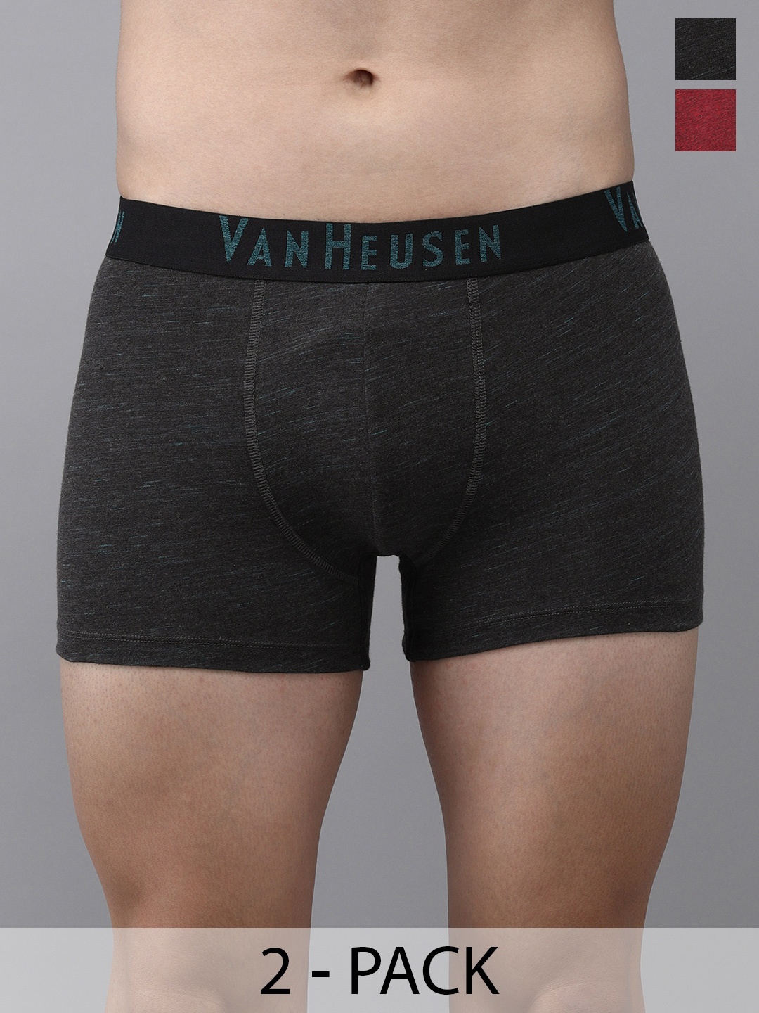 

Van Heusen Pack Of 2 Mid-Rise Trunk 12540614-1-16695960, Charcoal