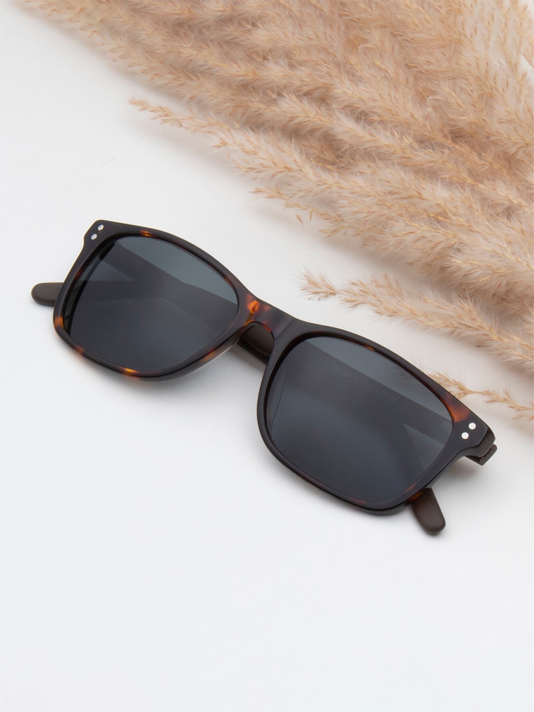 

Ted Smith Unisex Wayfarer Sunglasses with Polarised Lens DENVER_C5, Black