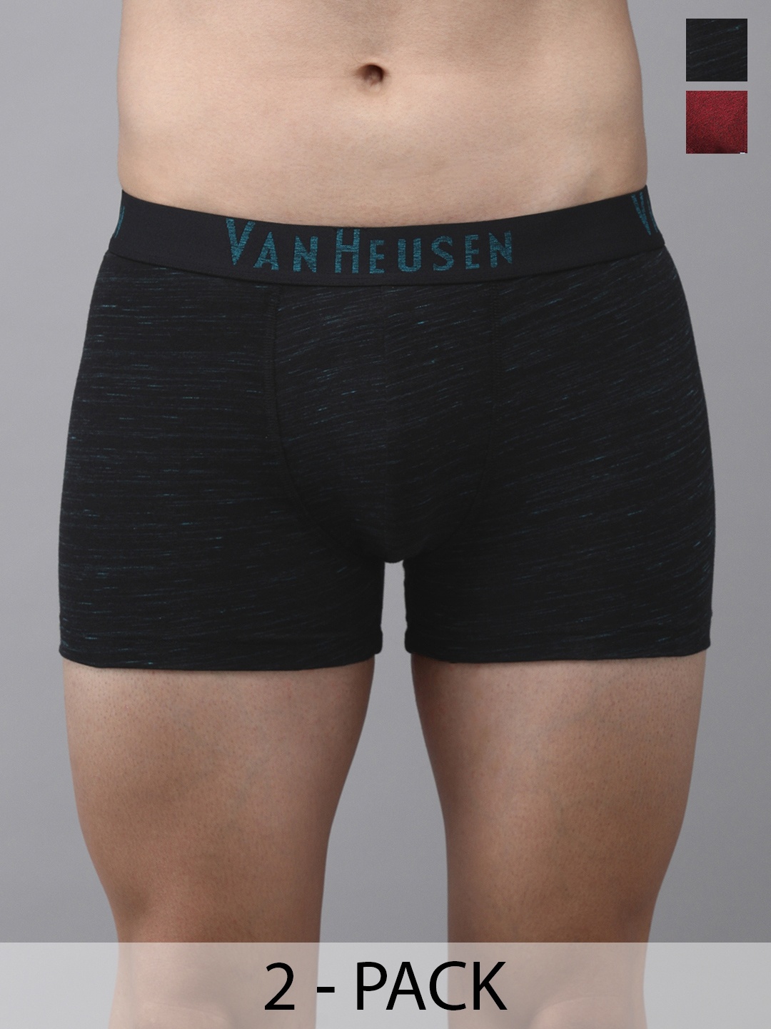 

Van Heusen Pack Of 2 Mid-Rise Trunk 12540614-1-16696026, Black