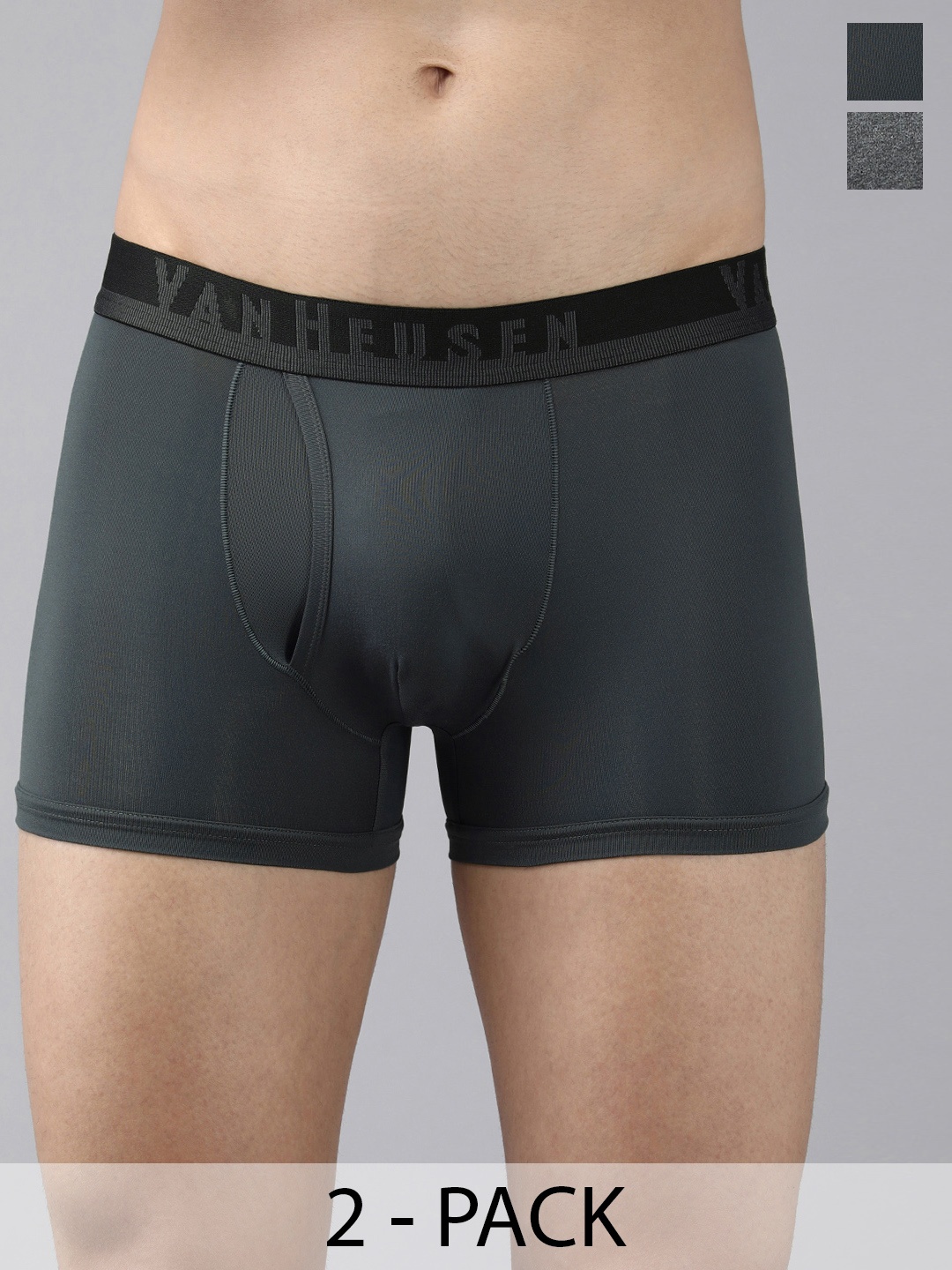 

Van Heusen Pack Of 2 Cotton Mid-Rise Trunk 12540660-1-16695992, Grey