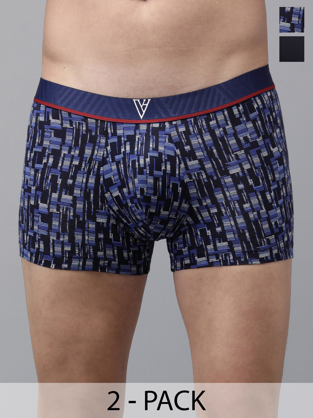 

Van Heusen Pack Of 2 Mid-Rise Trunk 16696036-1-15558526, Black