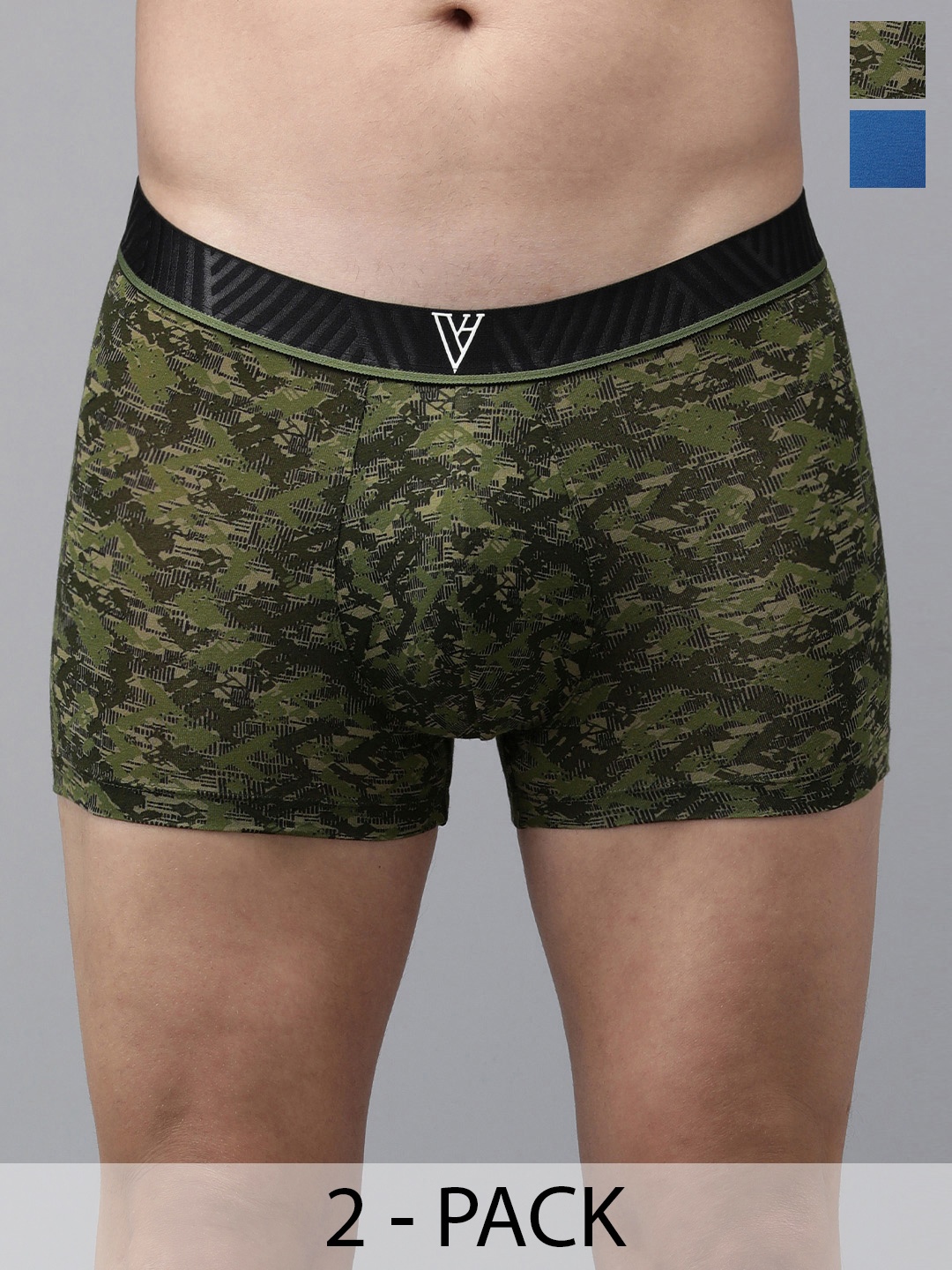 

Van Heusen Pack Of 2 Mid-Rise Trunk 16695958-1-15672574, Olive