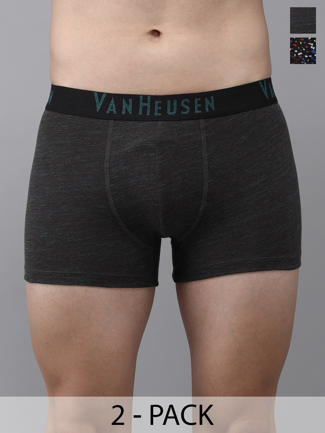 

Van Heusen Pack Of 2 Mid-Rise Trunk 15672822-1-16695960, Charcoal