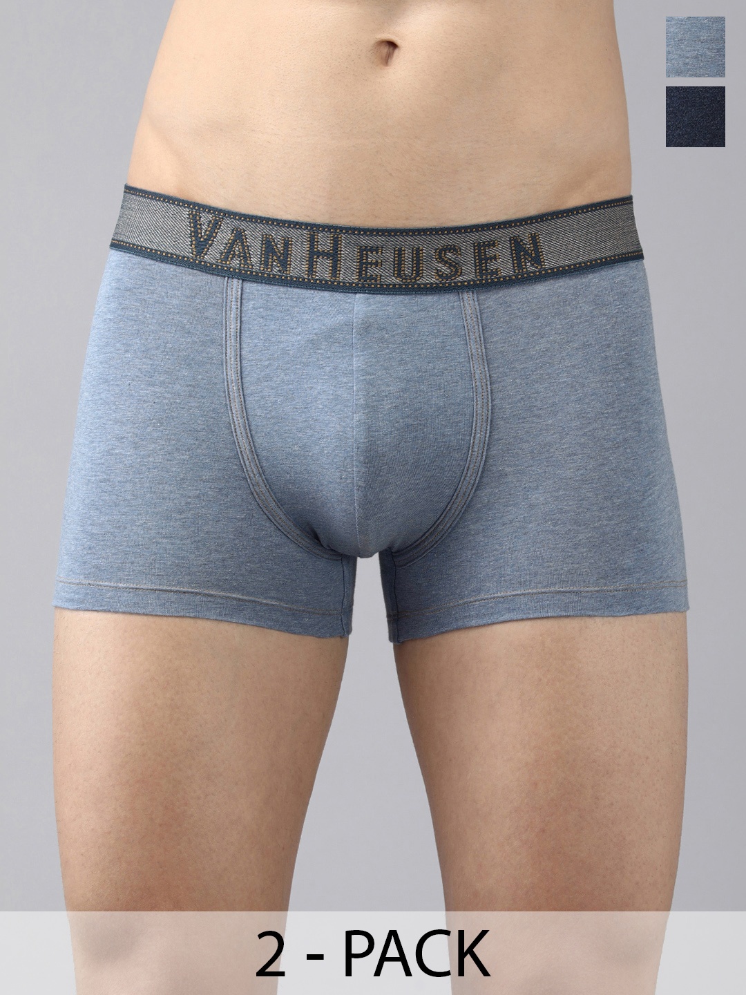 

Van Heusen Pack Of 2 Mid-Rise Trunk 16696046-1-16695966, Blue