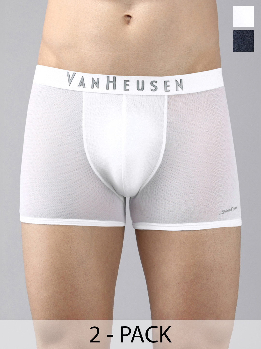 

Van Heusen Pack Of 2 Swift Dry Trunks, White