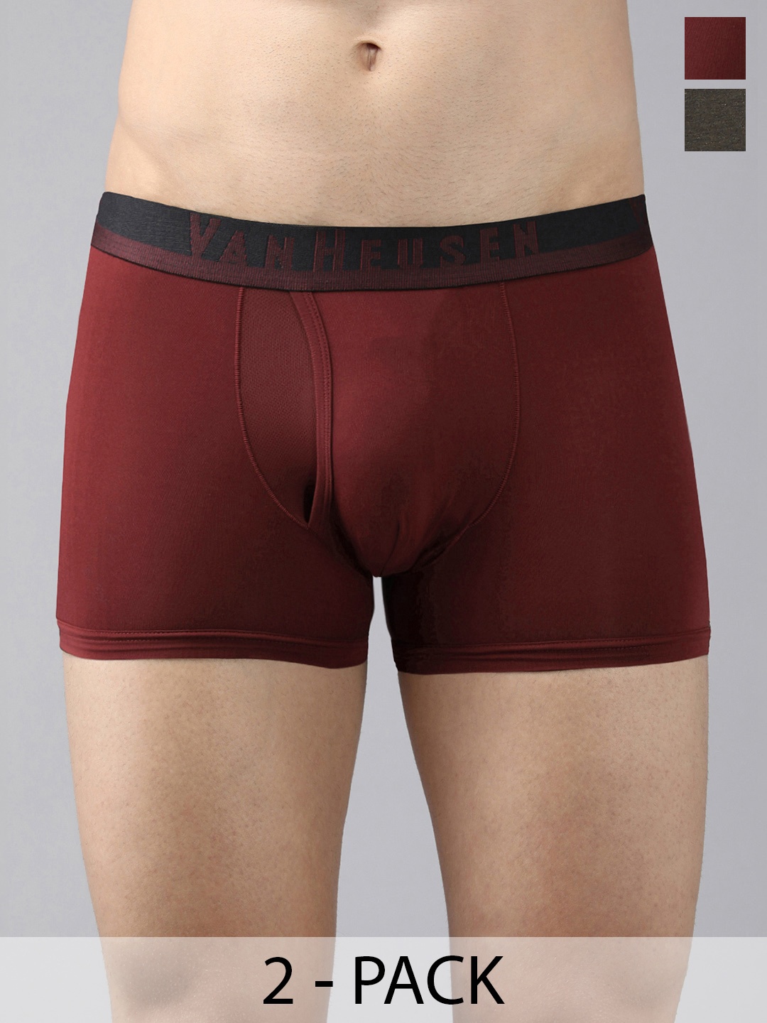 

Van Heusen Pack Of 2 Swift Dry Trunks, Red
