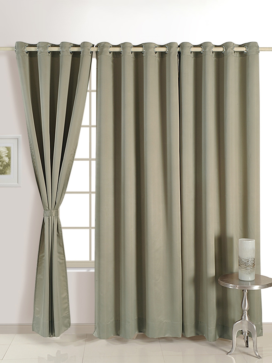 

SWAYAM Sea Green Regular Window Curtain