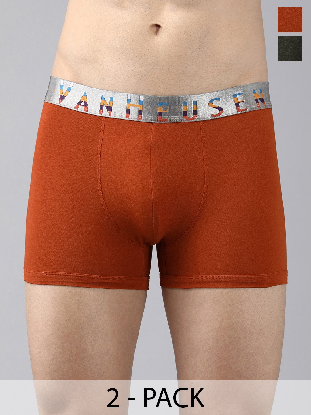 

Van Heusen Pack Of 2 Swift Dry Trunks, Red