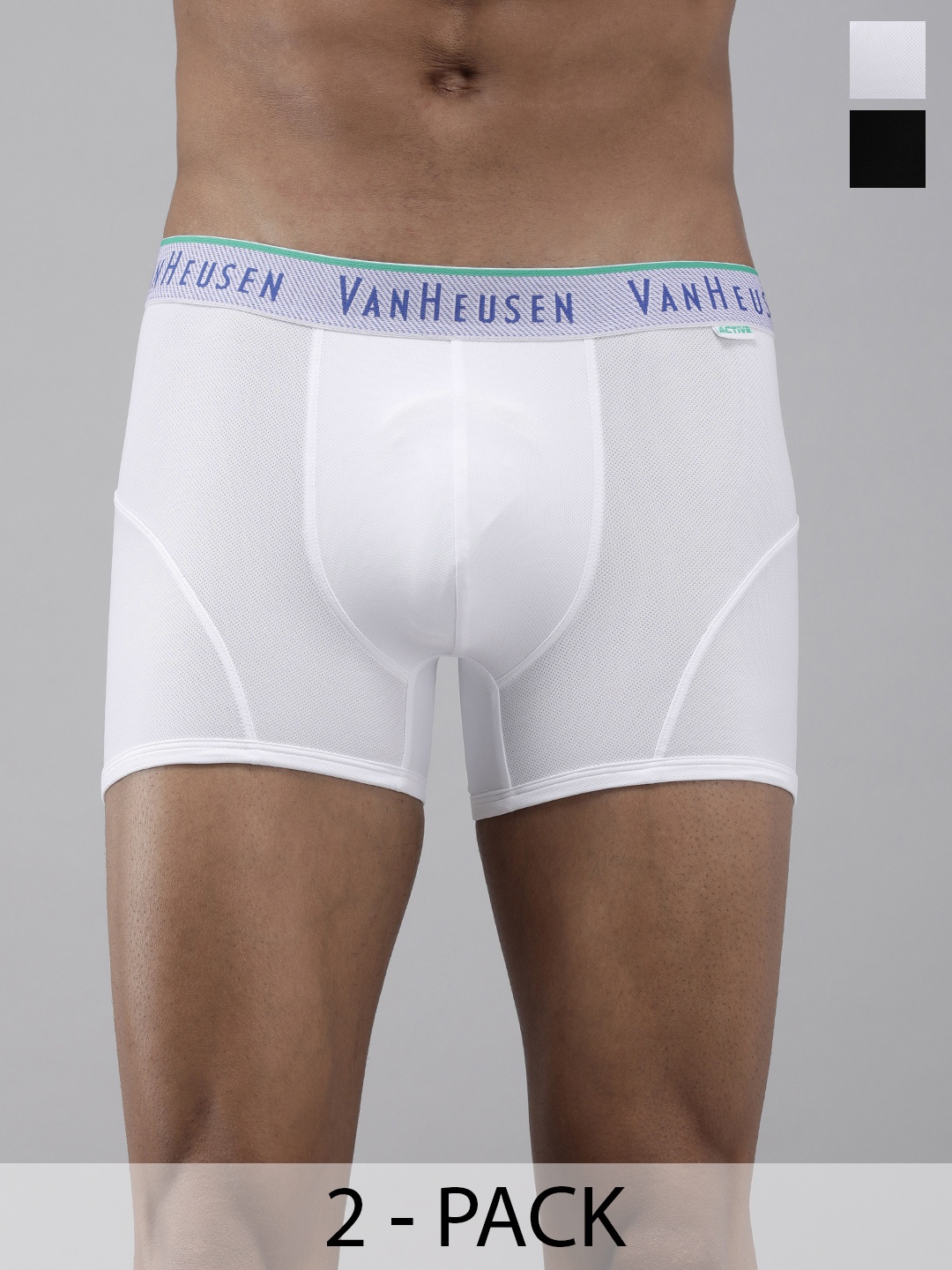 

Van Heusen Pack Of 2 Mid Rise Trunks, White