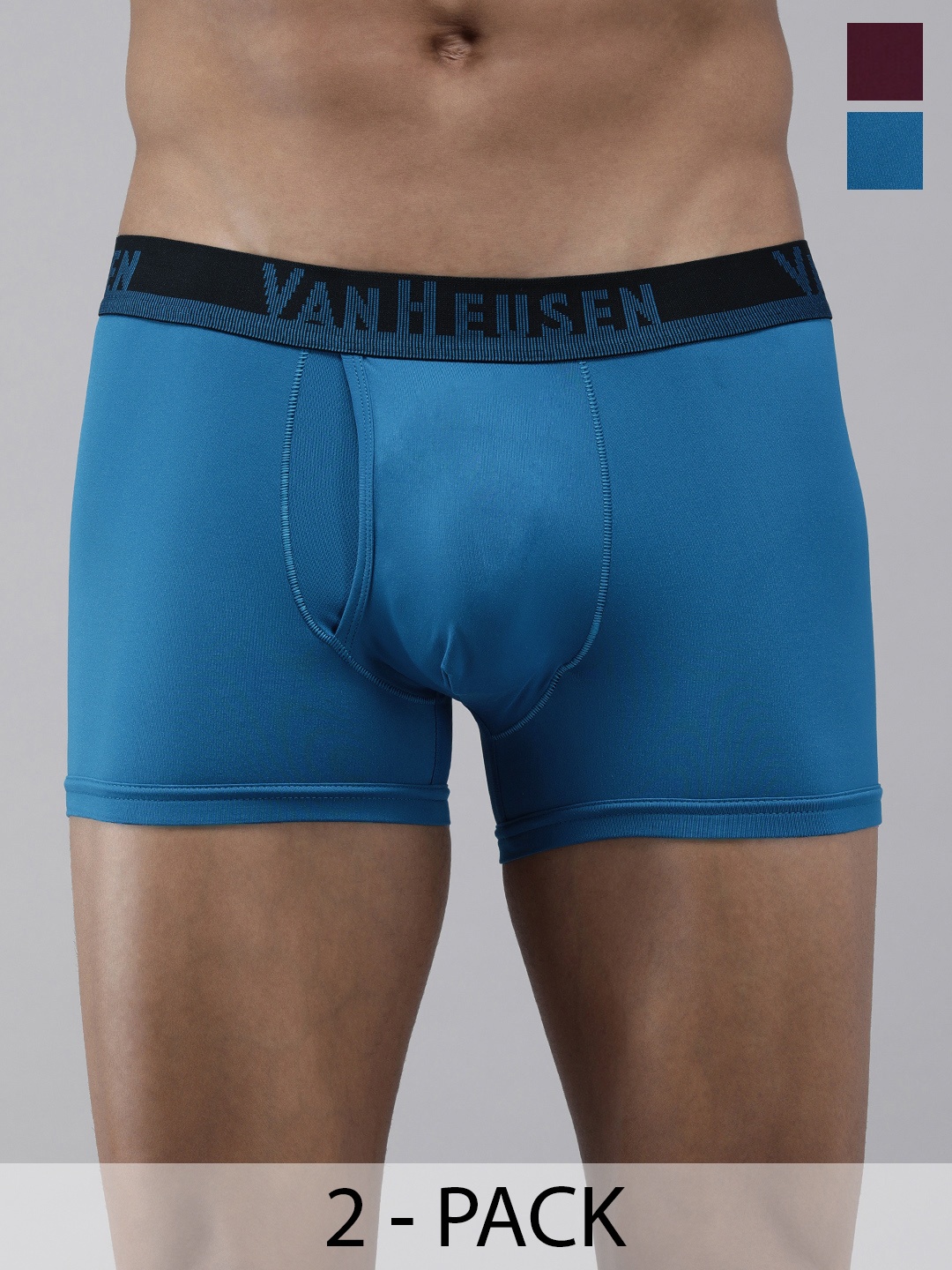 

Van Heusen Pack Of 2 Swift Dry Trunks, Blue