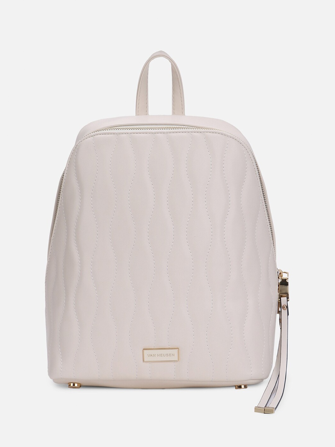 

Van Heusen Woman Woman Textured Backpack, Cream