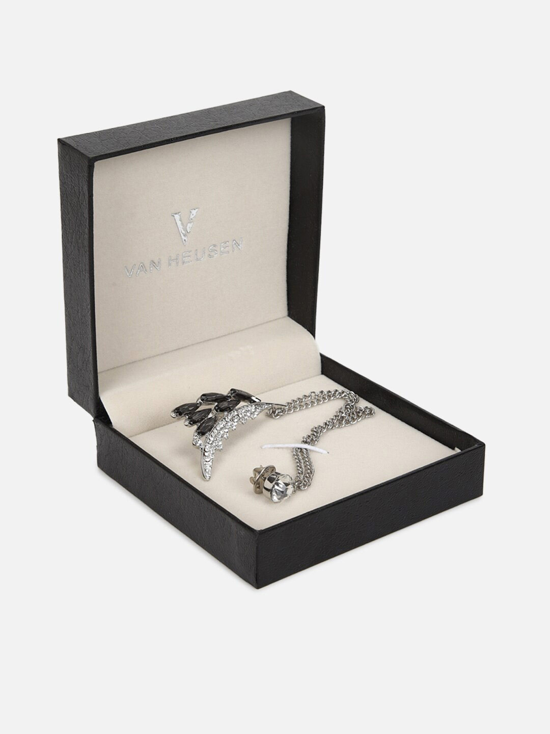 

Van Heusen Men Silver Lapel Pin