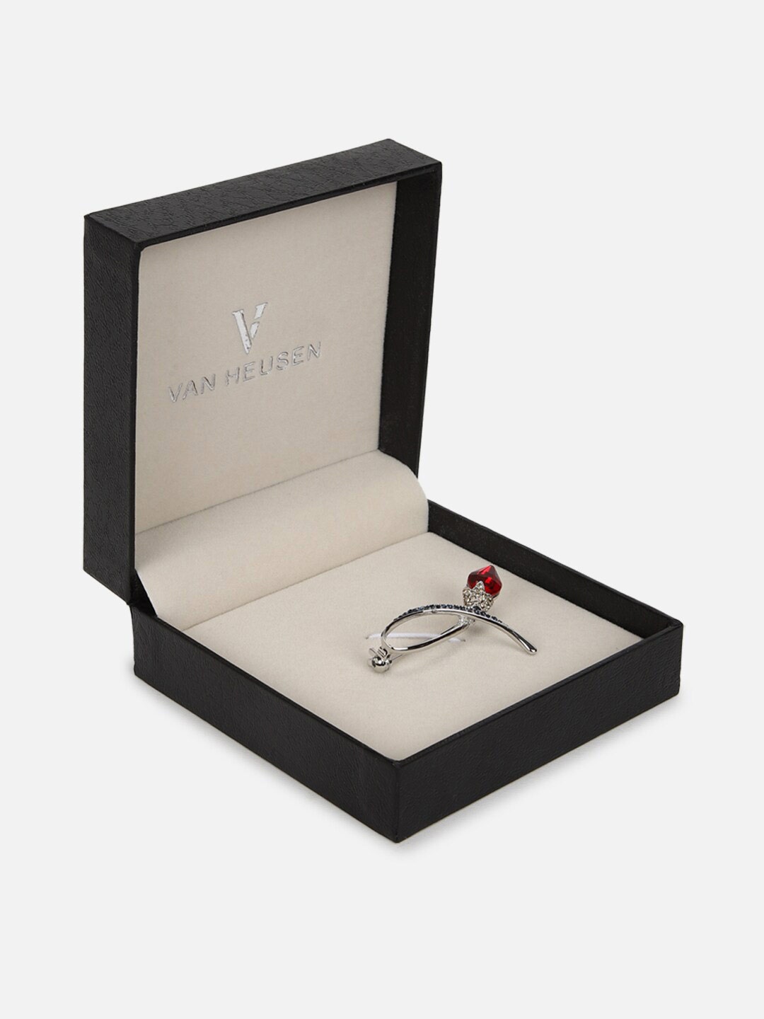 

Van Heusen Men Silver Lapel Pin