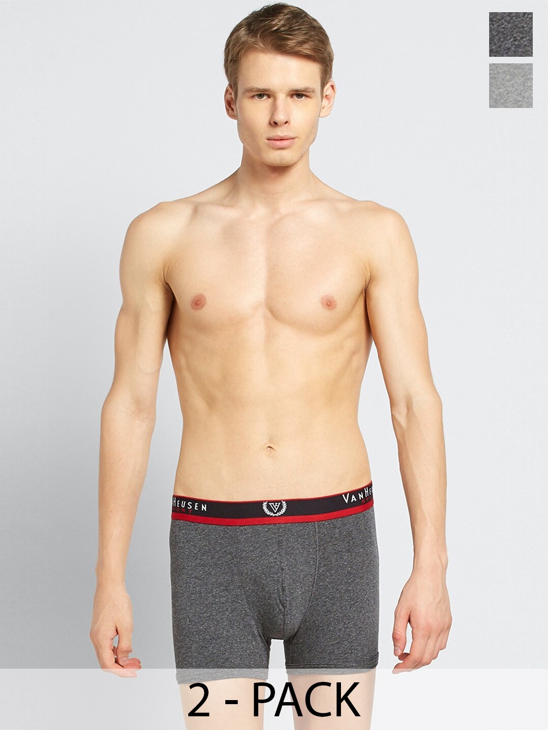 

Van Heusen Pack Of 2 Ultra Soft Trunks, Charcoal