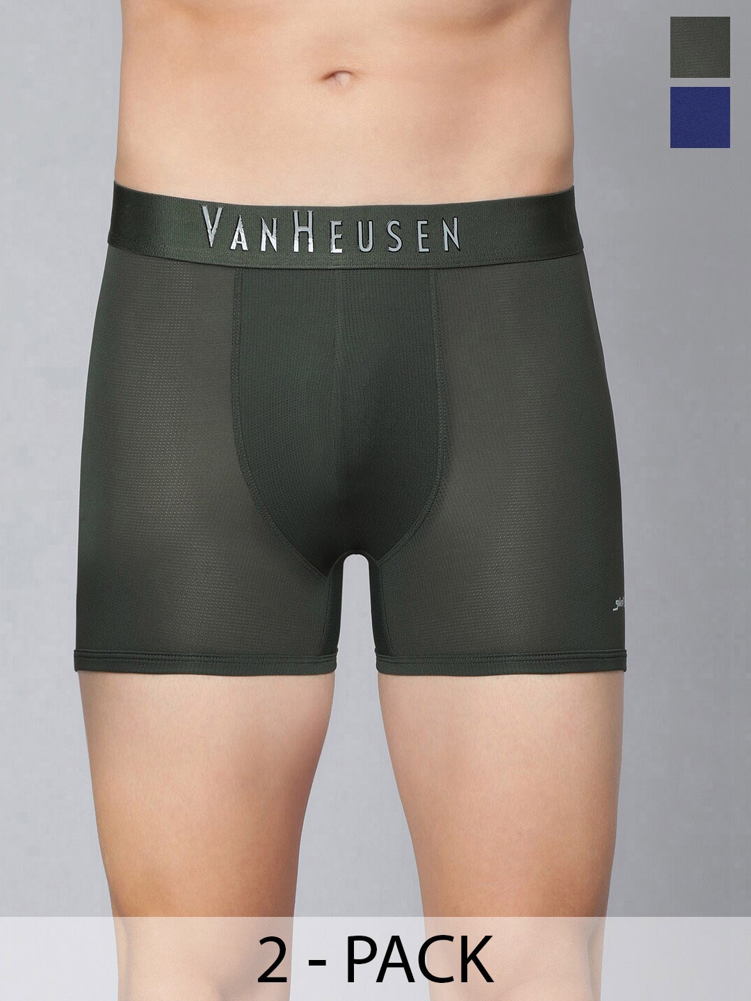 

Van Heusen Pack Of 2 Swift Dry Trunks, Olive