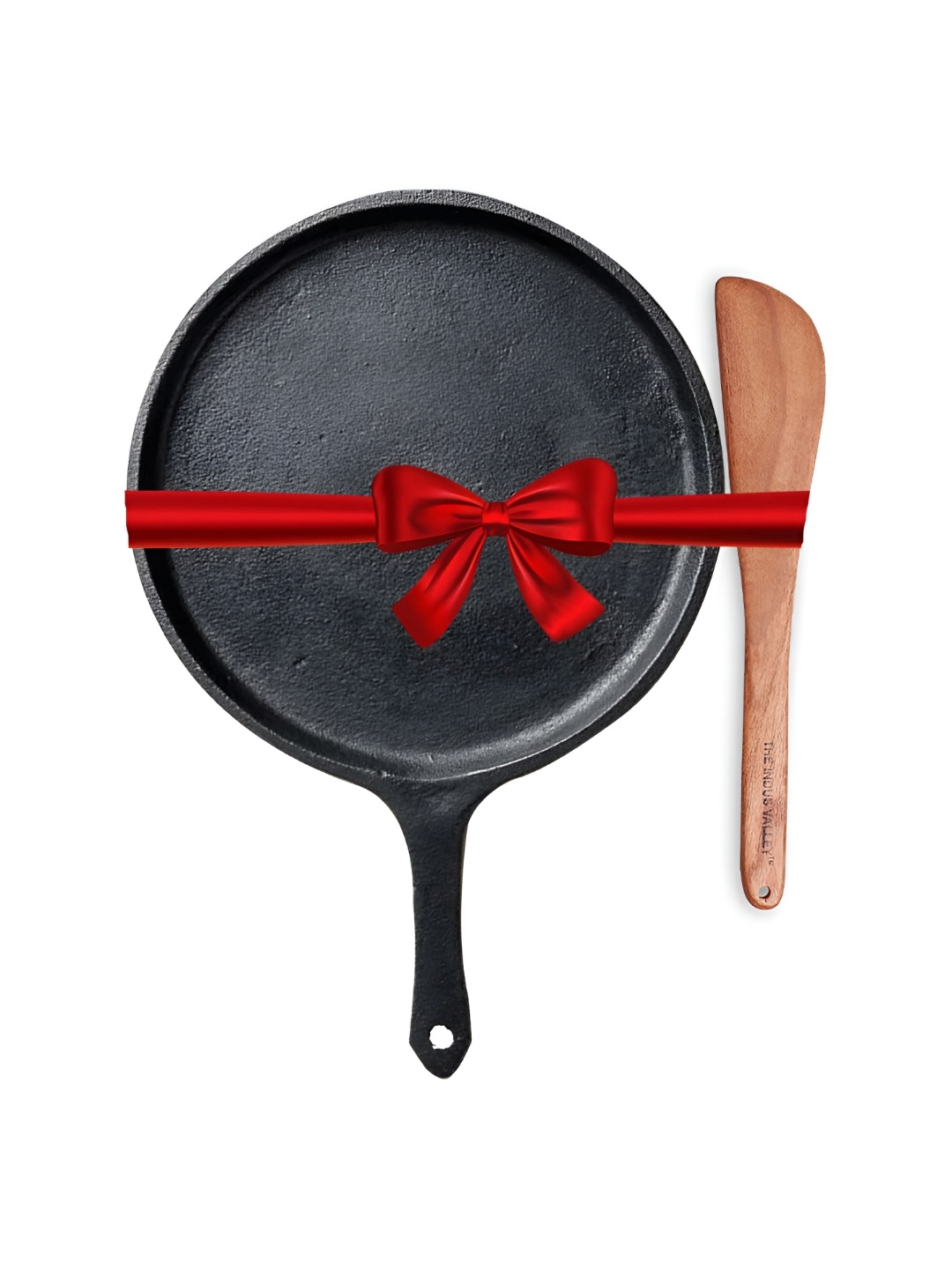 

The Indus Valley Black Induction Base Tava With Spatula
