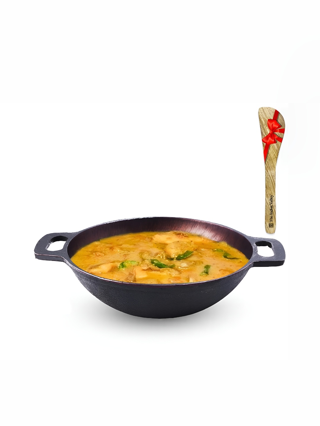 

The Indus Valley Black Cast Iron Kadhai or Wok