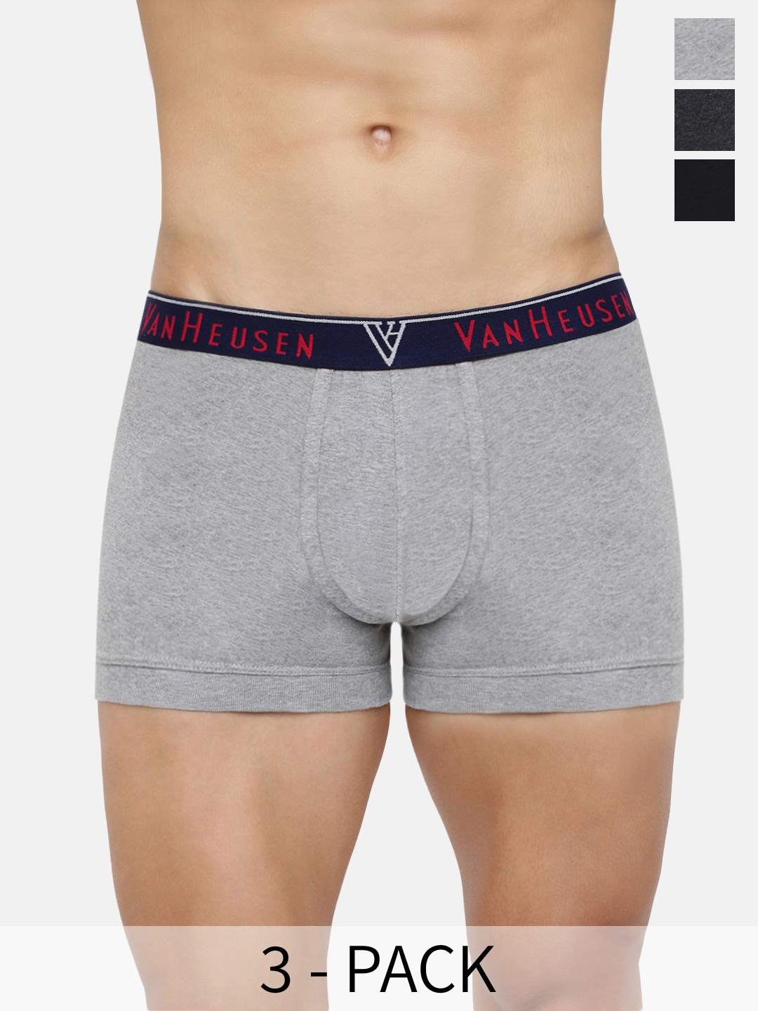 

Van Heusen Pack Of 3 Trunks 2113604-1-12540360-1, Grey