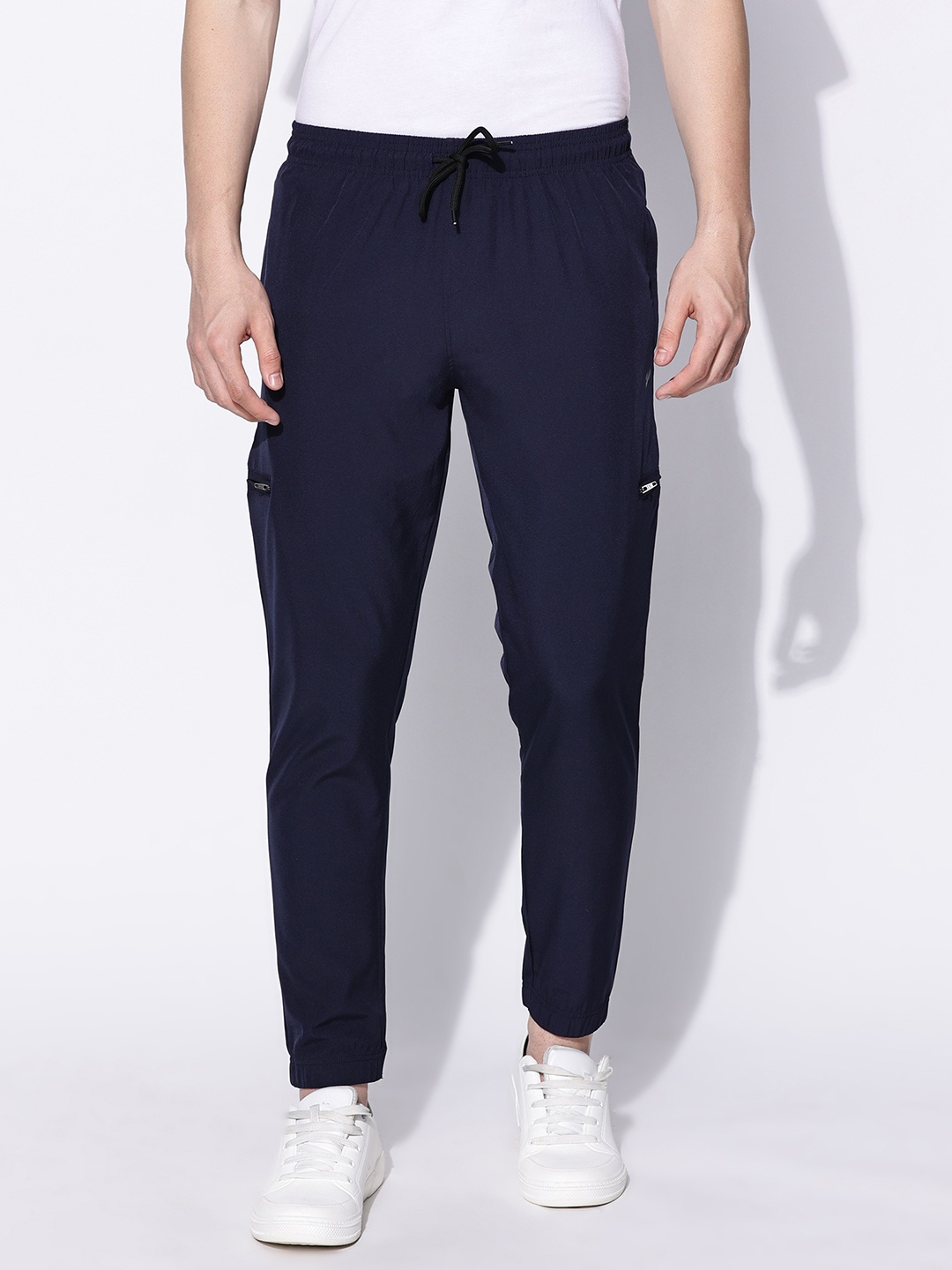 

BLUE TYGA Men Travel Joggers With Aerotrek, Navy blue