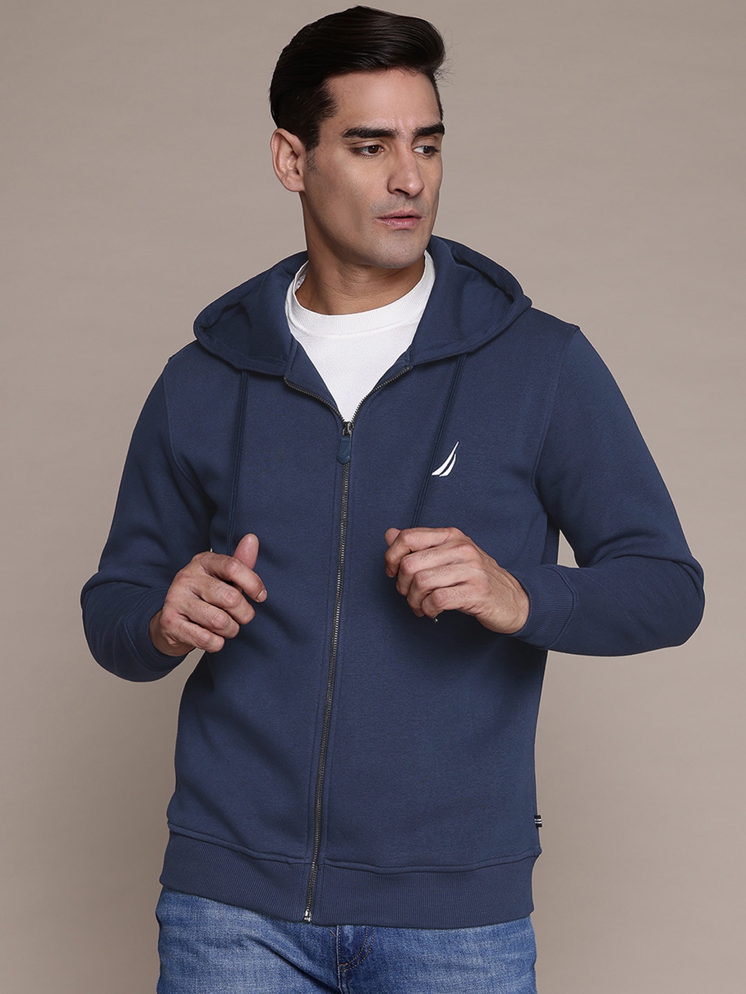 

Nautica Hooded Sweatshirt, Navy blue