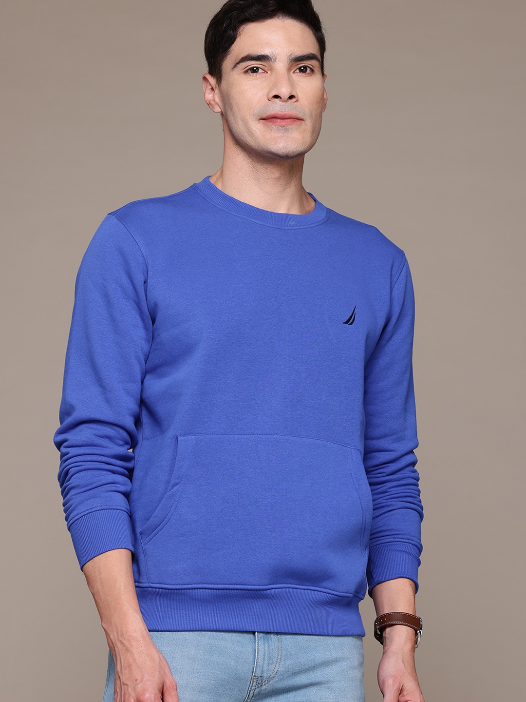 

Nautica Round Neck Sweatshirt, Blue