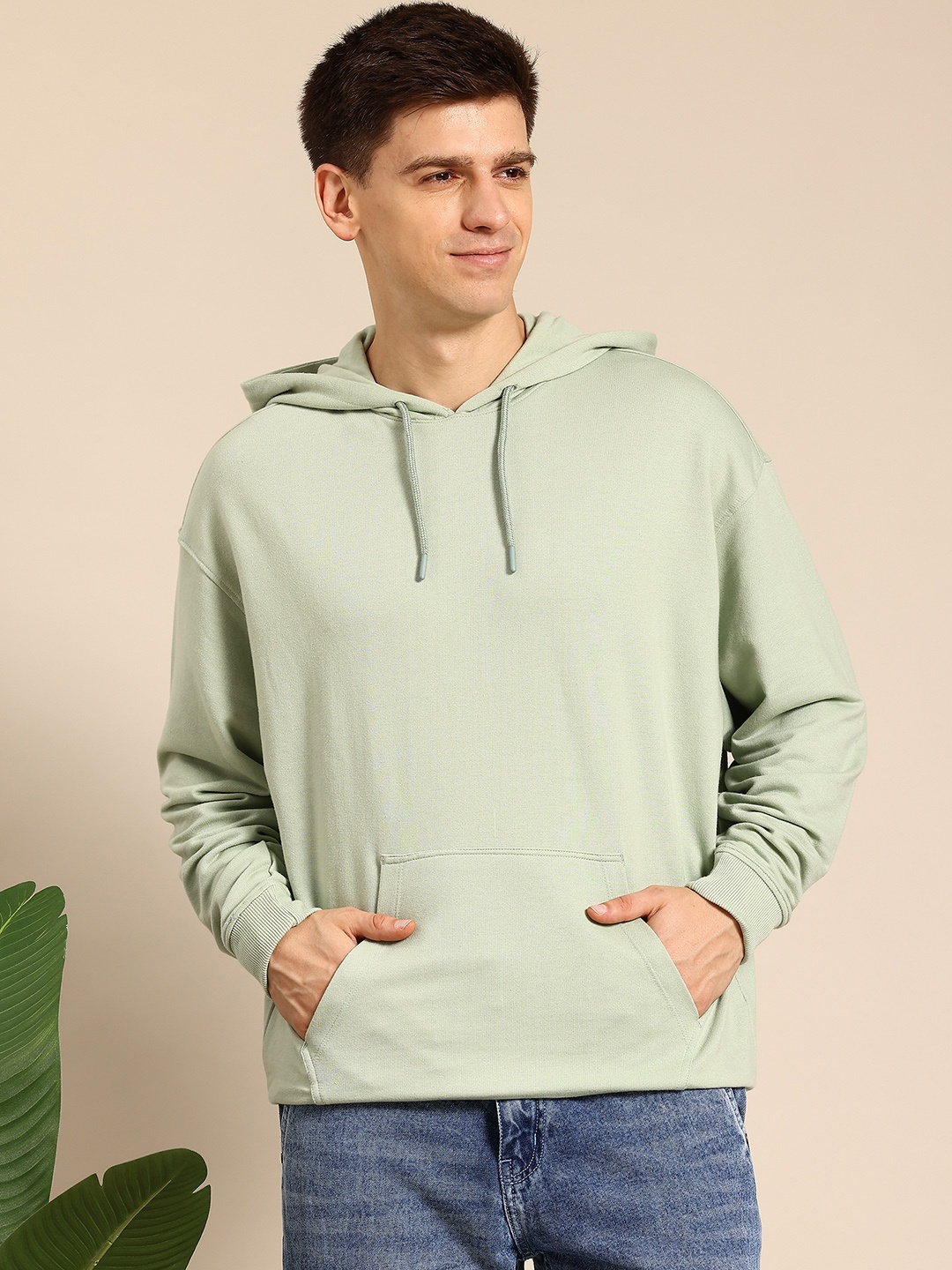 

Mast & Harbour Hooded Sweatshirt, Green