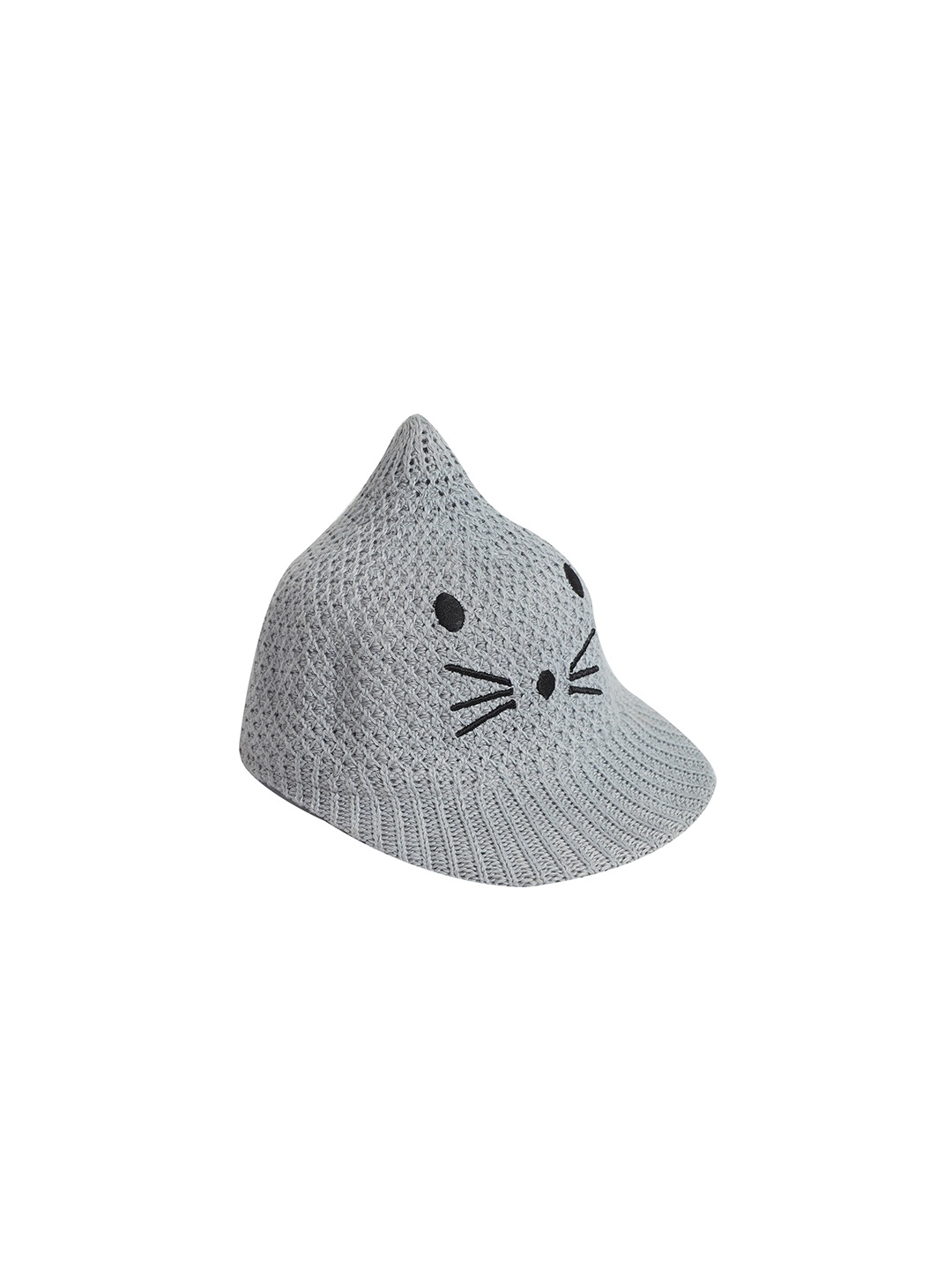 

FabSeasons Infants Kids Self Designed Cotton Baseball Cap, Grey