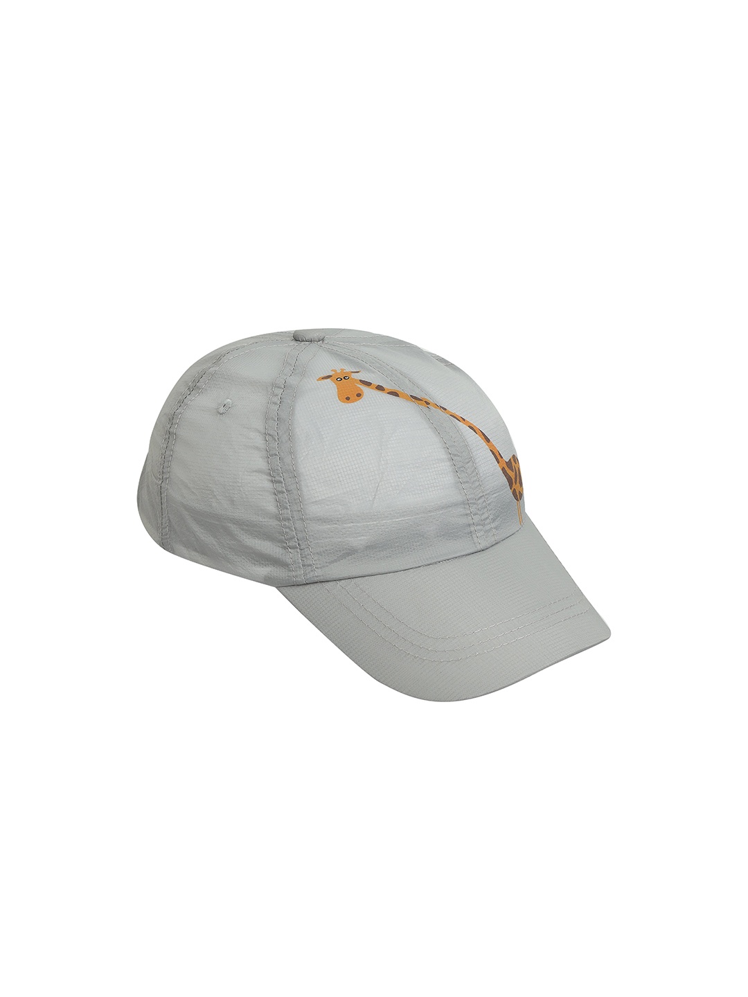 

FabSeasons Kids Giraffe Printed Baseball Cap, Grey