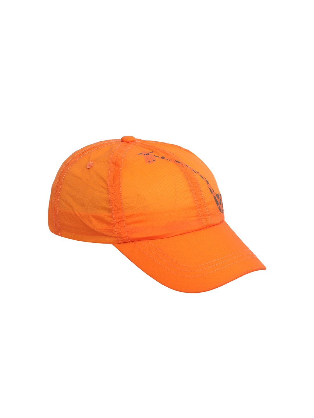 

FabSeasons Kids Printed Baseball Cap, Orange