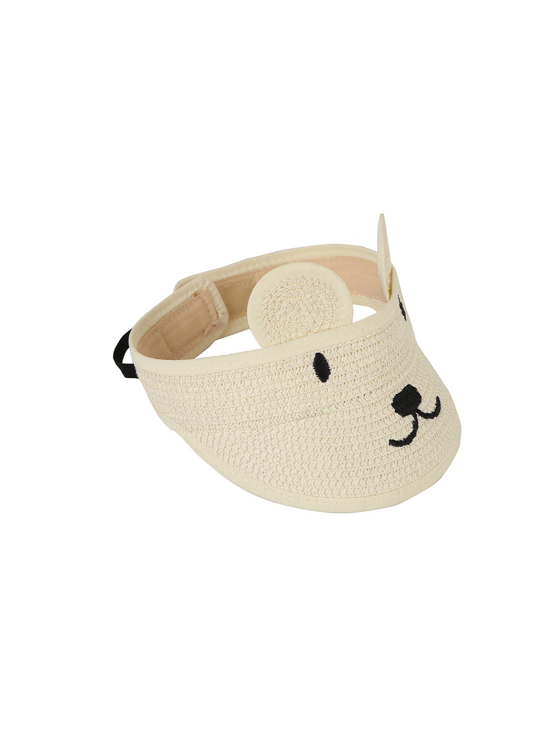 

FabSeasons Kids Self Designed Bamboo Sun Hat, Beige