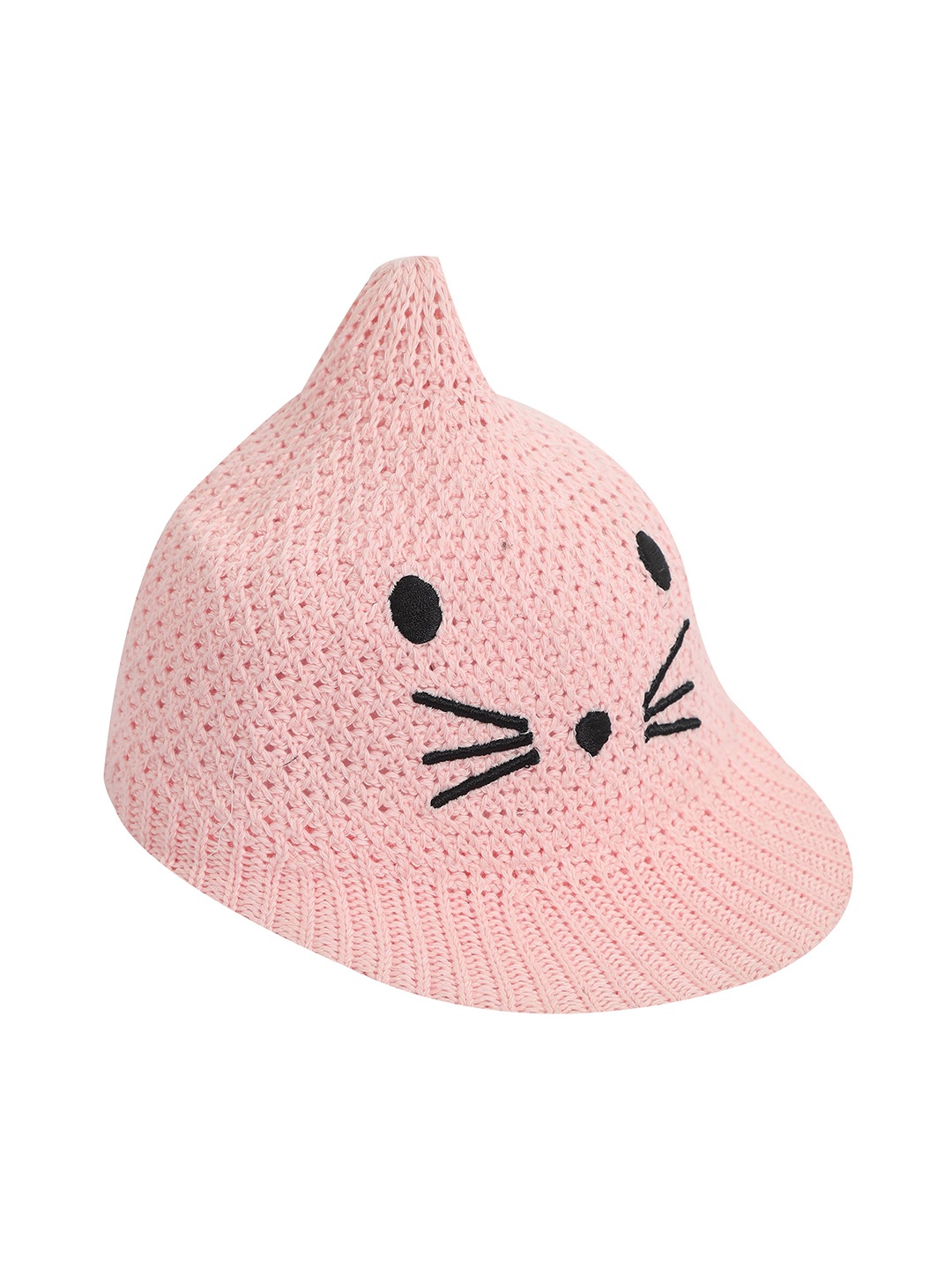 

FabSeasons Infants Cotton Crochet Beanie, Pink