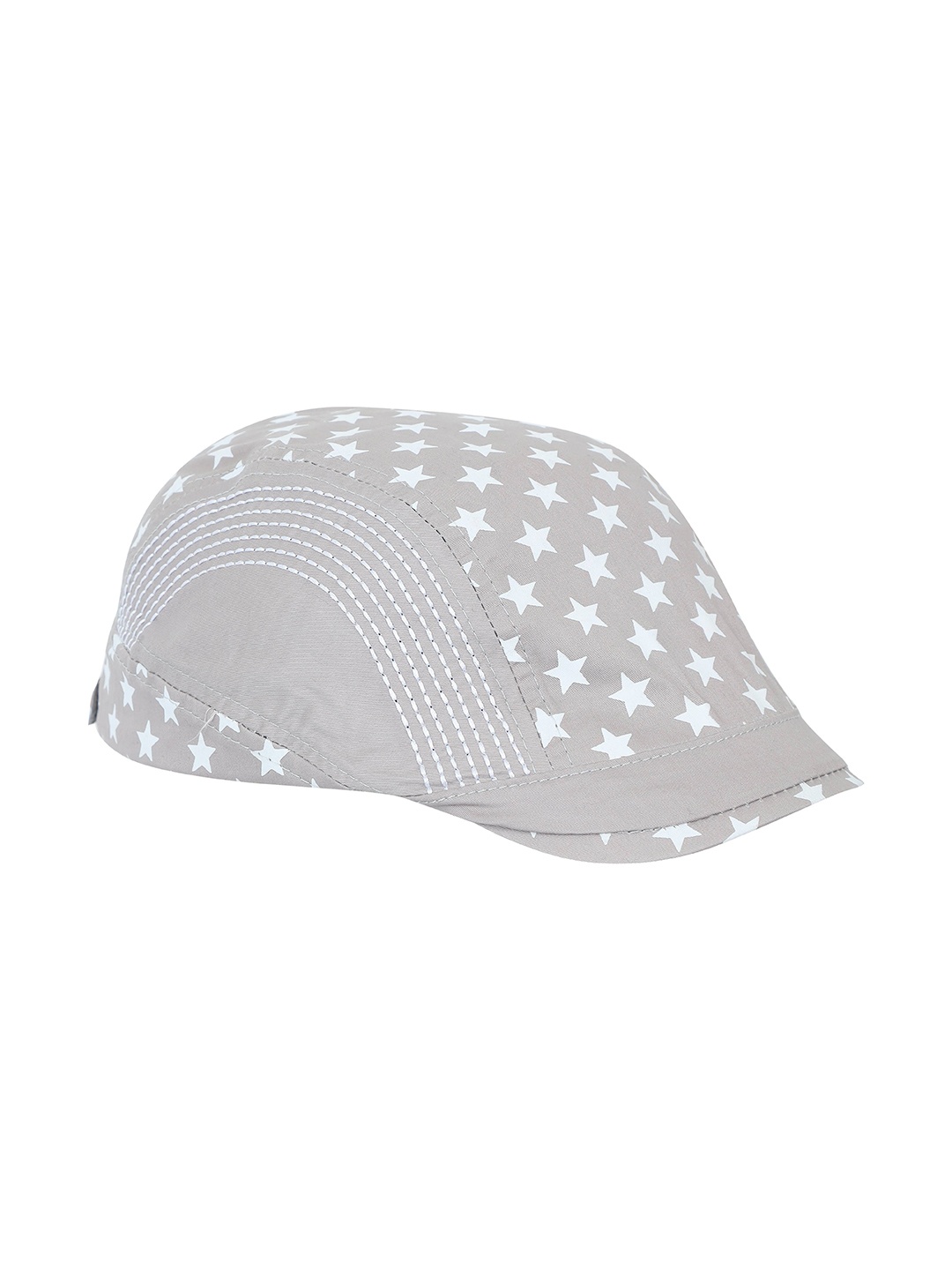 

FabSeasons Kids Printed Cotton Ascot Cap, Grey