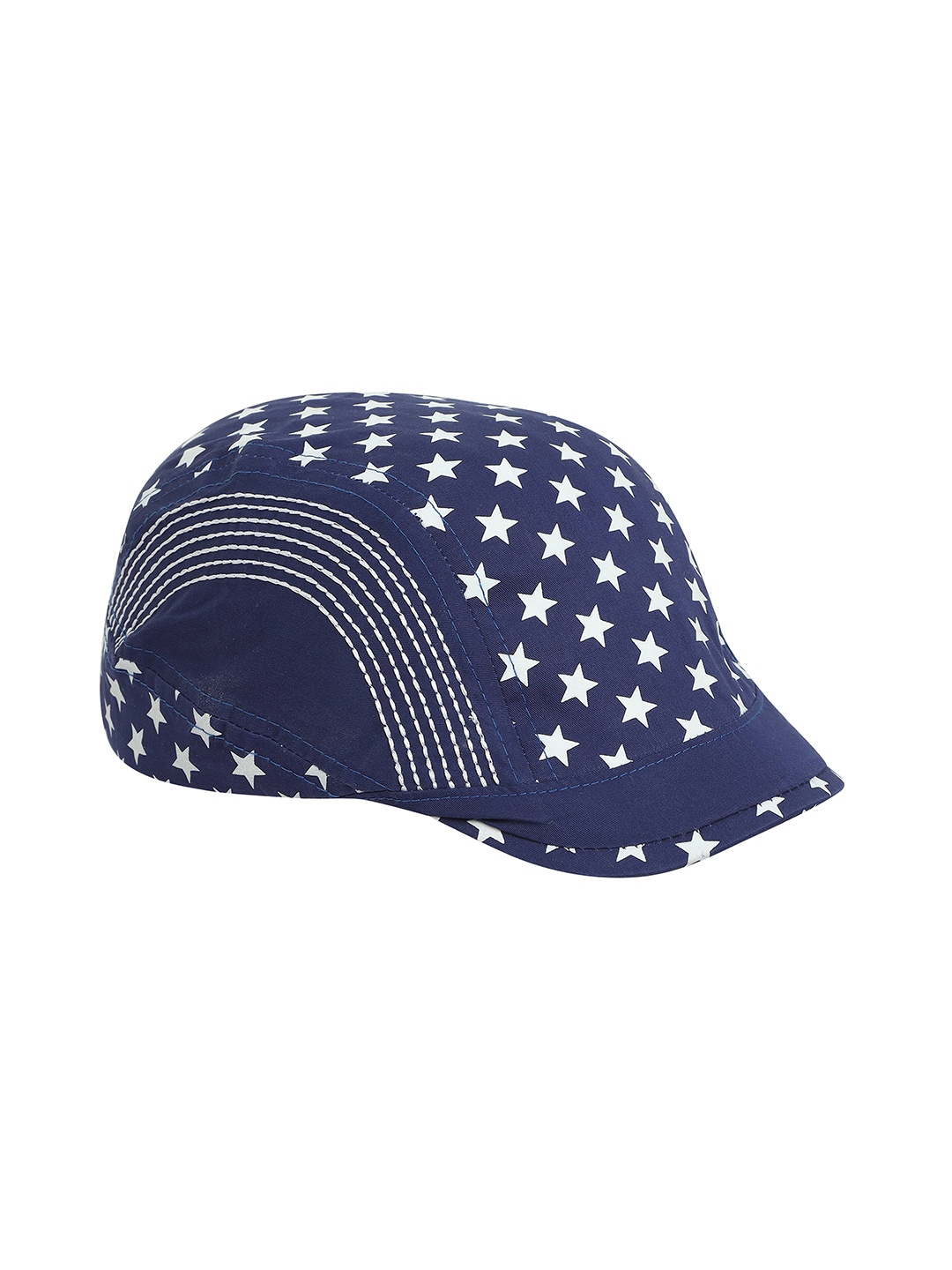 

FabSeasons Kids Star Printed Cotton Ascot Cap, Blue