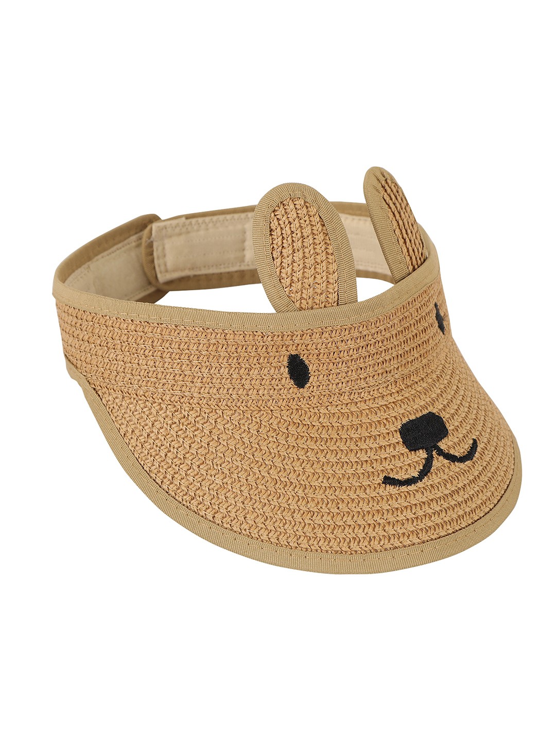 

FabSeasons Infants Straw Visor Cap, Brown
