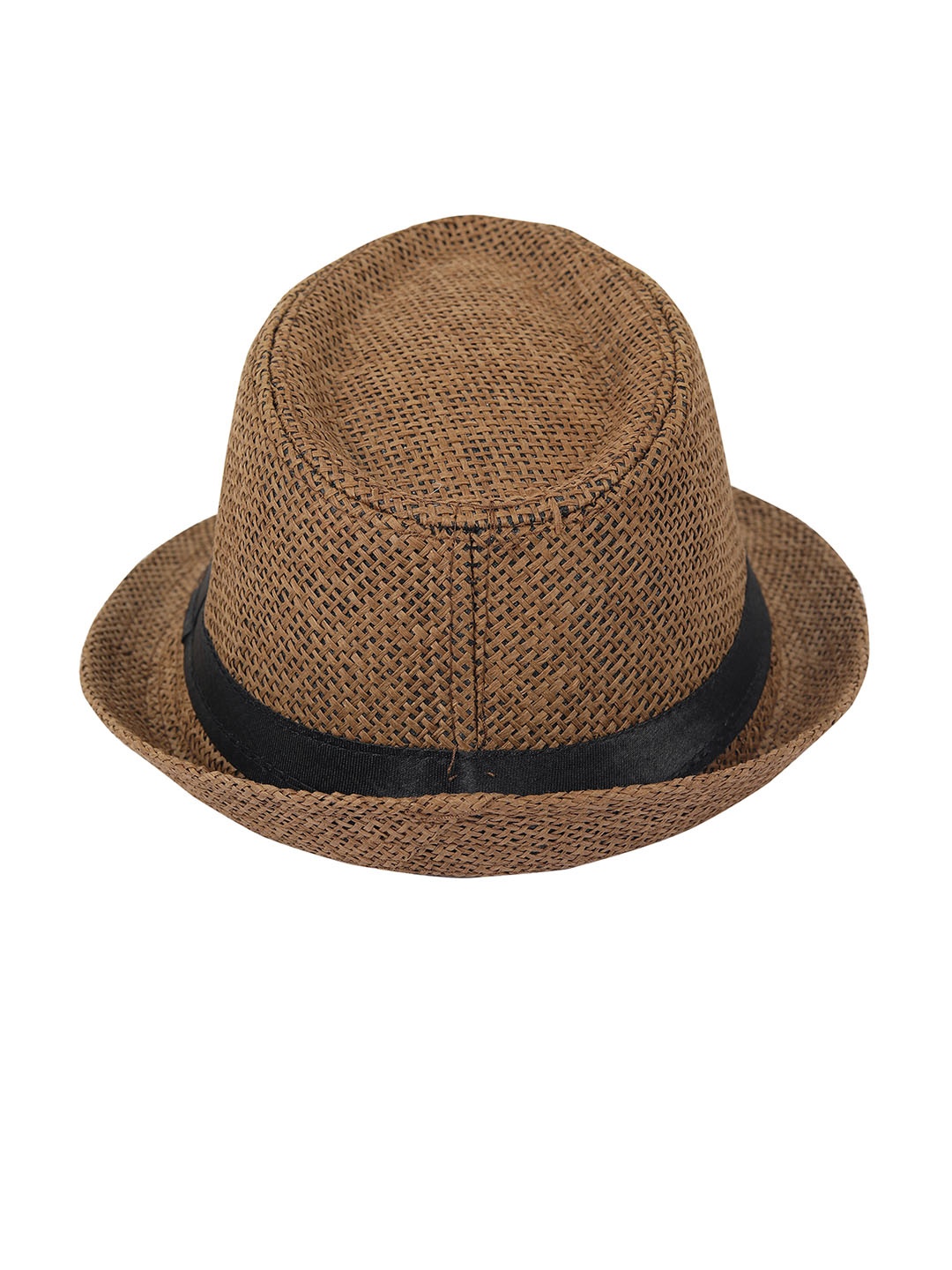 

FabSeasons Girls Self Design Fedora Hat, Brown